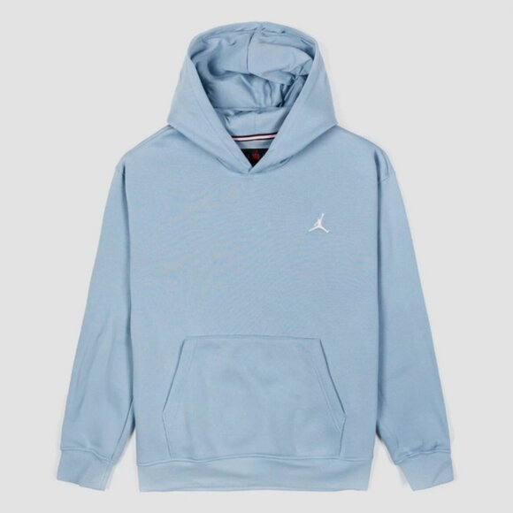 NWT Jordan Essentials Men's Lt. Blue Pullover Hoodie FJ7774-436 Size Large